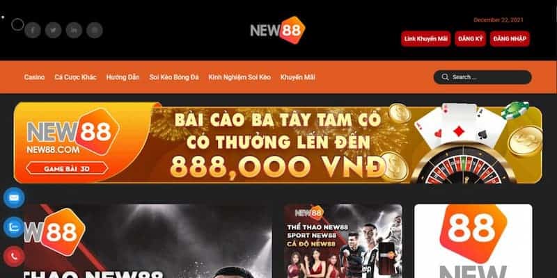 Sòng bài new88 với đa dạng trò chơi